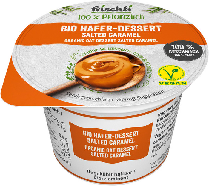 Bio Hafer-Dessert Salted Caramel 85 g