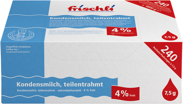 Kondensmilch 4 %<br><small>240 x 7,5 g</small>