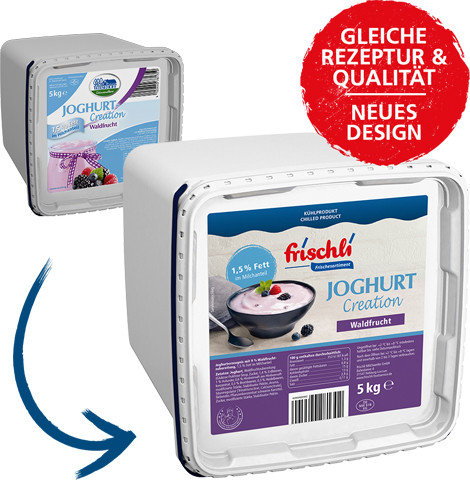 + Joghurt-Creation 1,5 %  Pfirsich-Maracuja 5 kg