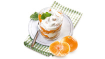 * Crunchy Mandarinen-Mascarpone-Dessert 