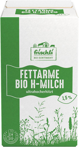 Organic UHT low fat milk 1.5 %<br><small style='color:lightblue'>10 l Bag in Box</small>